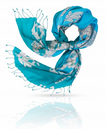 Палантин Женский S20-KAWAI/NILE.BLUE